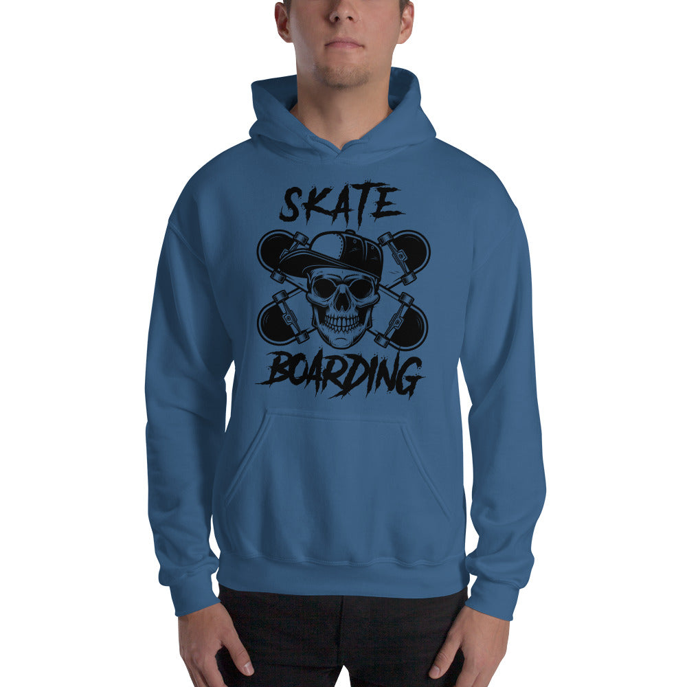 Kate Boarding Skull Unisex Hoodie