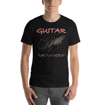 Guitar-Tune-Play-Repeat Tee