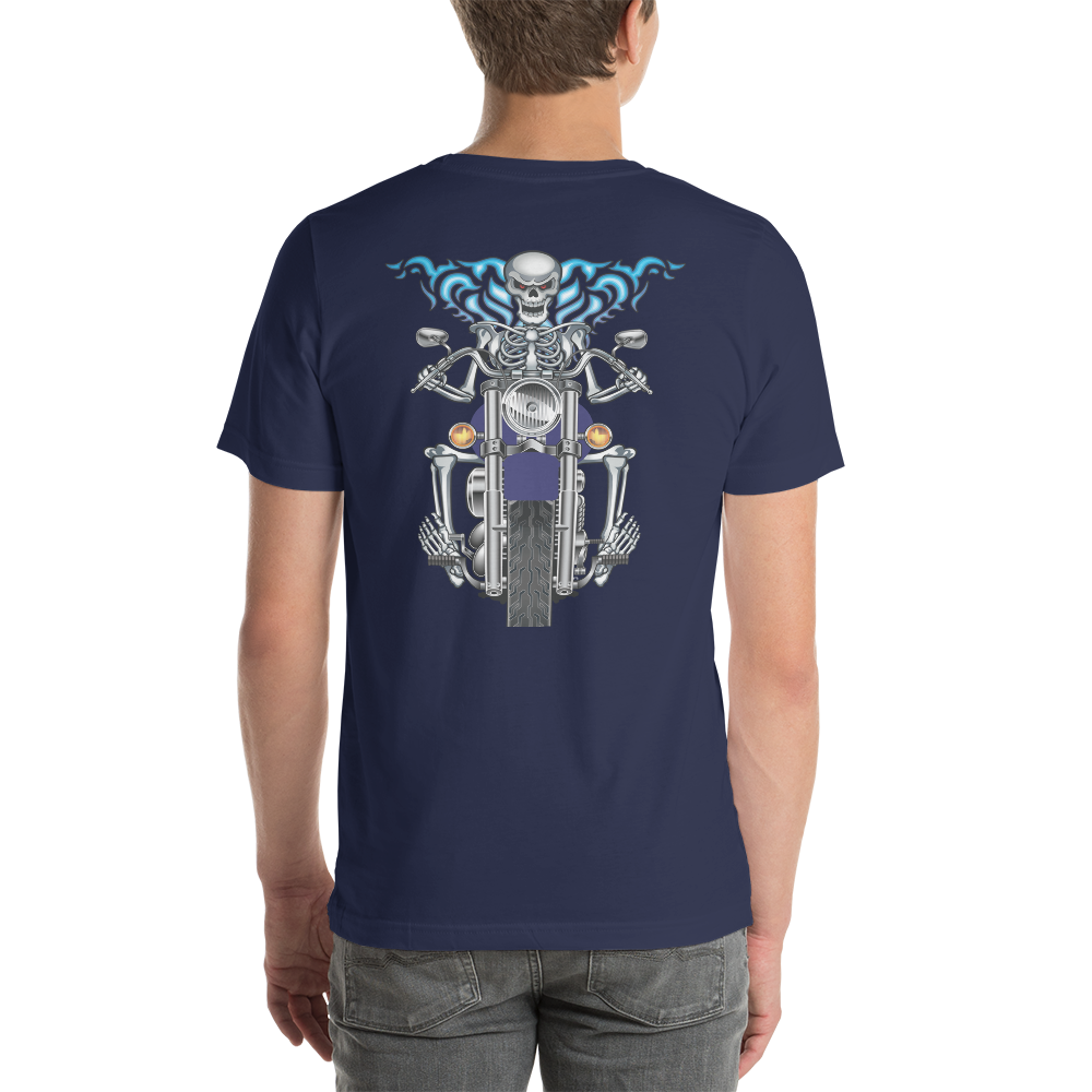 Skeleton Rider Tee with back print