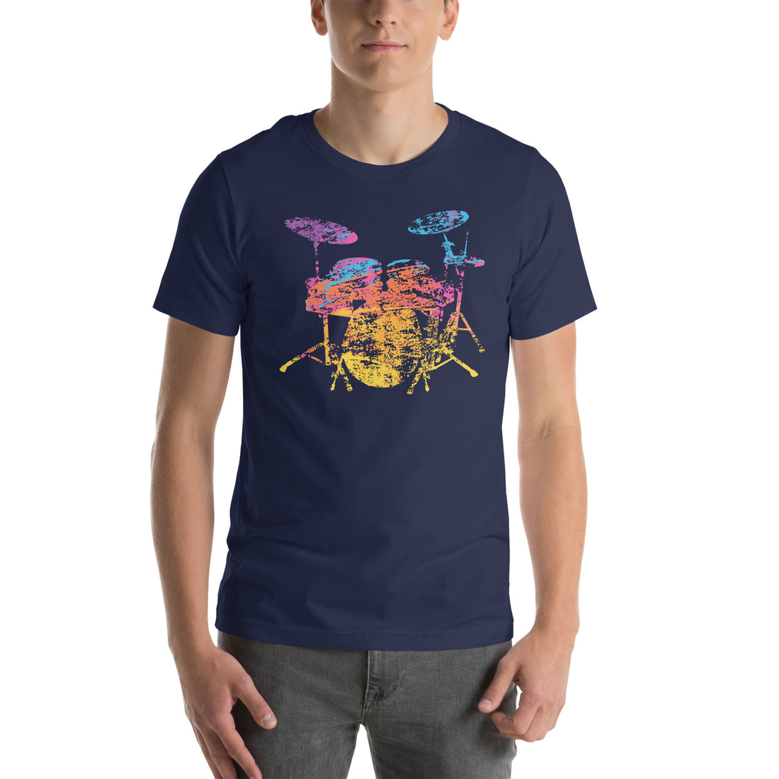 Abstract Drum Set Tee
