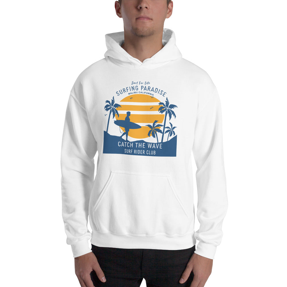 Surfing Paradise Catch the Waves Hoodie