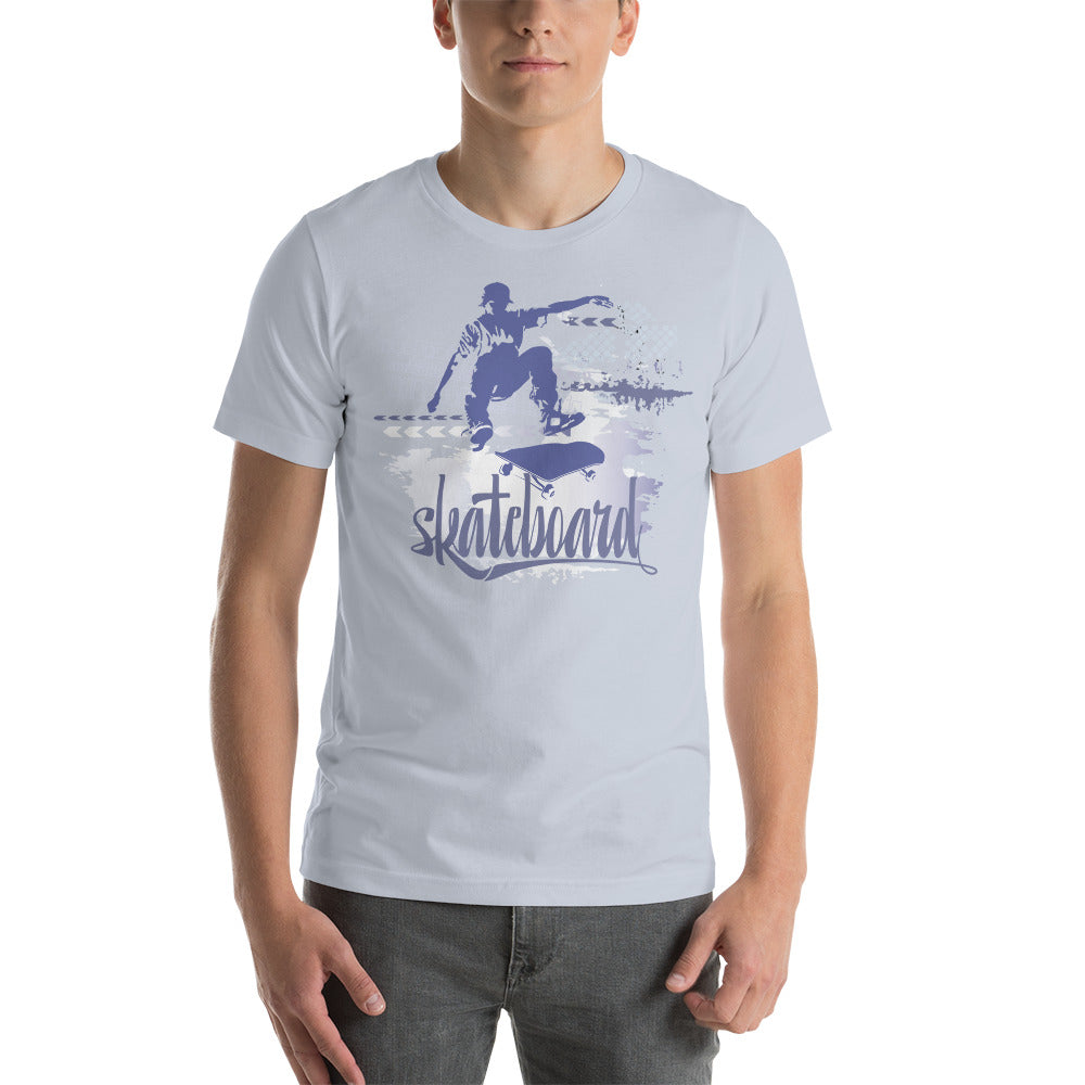 Abstract Skateboarder Tee