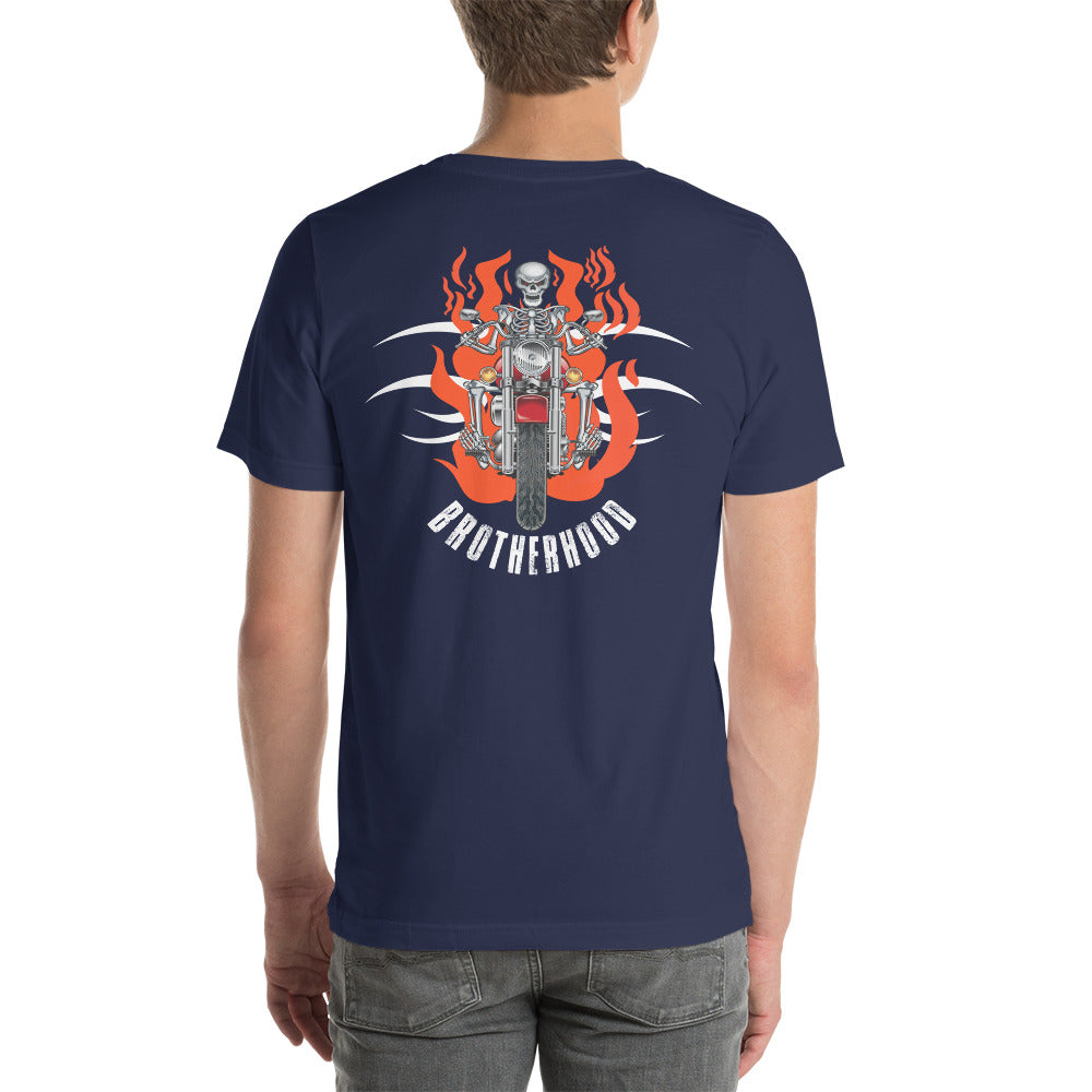Skeleton Rider Brotherhood Tee with back print