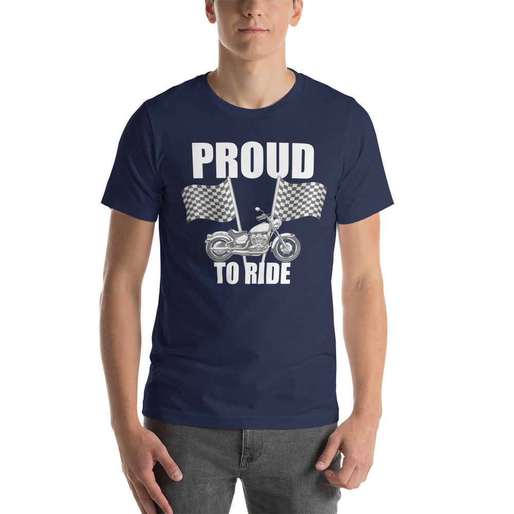 Proud to Ride- White Text