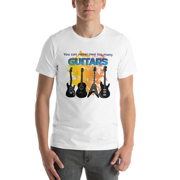 Too many guitars Tee